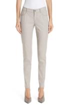 Women's Lafayette 148 New York Mercer Coated Skinny Jeans - Grey