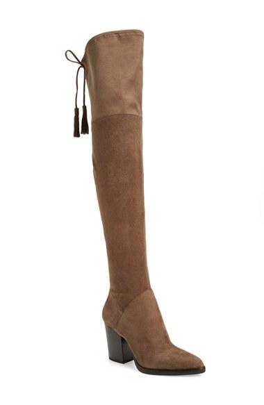 Women's Marc Fisher Ltd 'alinda' Over The Knee Boot M - Beige