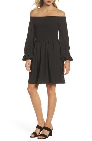 Women's Kobi Halperin Nina Off The Shoulder Dress - Black