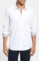 Men's Ted Baker London Plancuf Extra Slim Fit Stretch Sport Shirt (xxl) - White