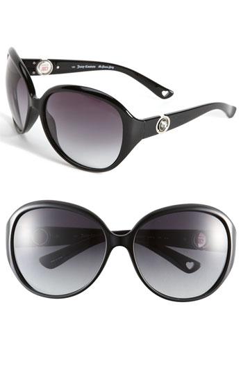 Shades of Couture by Juicy Couture 'Spotlight' Oversized Sunglasses Black One Size