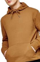 Men's Topman Classic Hoodie, Size - Brown