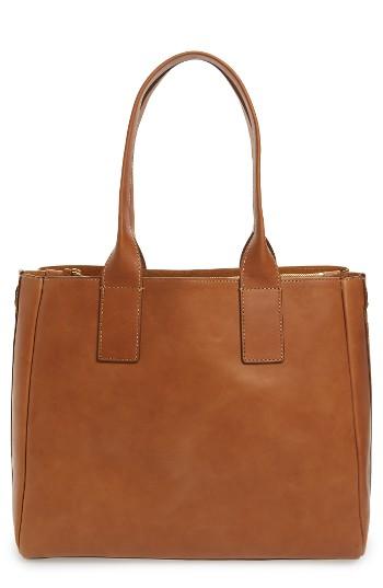 Frye Ilana Leather Tote - Brown