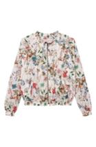 Women's Sanctuary In Bloom Eyelet Bomber Jacket