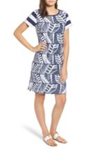 Women's Tommy Bahama Palm Leaf Stripe T-shirt Dress - Blue