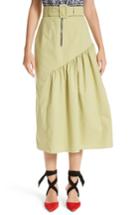 Women's Rejina Pyo Belted High Waist Ruffle Skirt Us / 8 Uk - Green