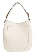 Burberry Small Elmstone Leather Tote - Ivory