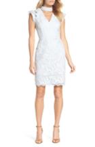 Women's Adelyn Rae Delilah Lace Sheath Dress - Blue