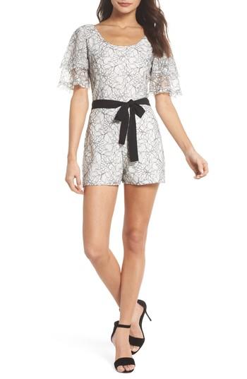 Women's Ali & Jay Tower Bar Lace Romper - White