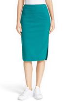 Women's Diane Von Furstenberg Noemi Side Zip Pencil Skirt - Green