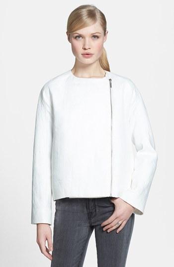 1.state Quilted Jacquard Baseball Jacket