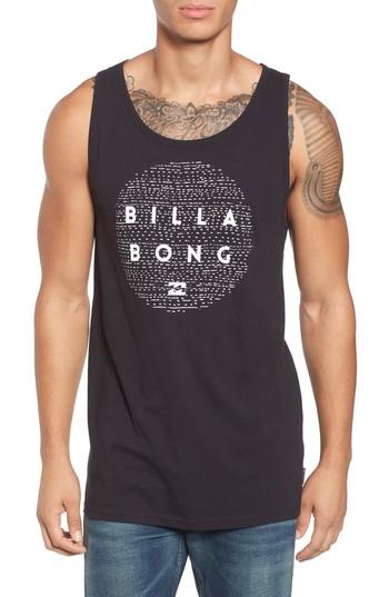 Men's Billabong Division Tank, Size - Black