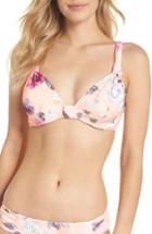 Women's Seafolly Modern Love Underwire Bikini Top Us / 8 Au - Pink