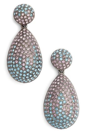 Women's Nina Large Pave Teardrop Drop Earrings