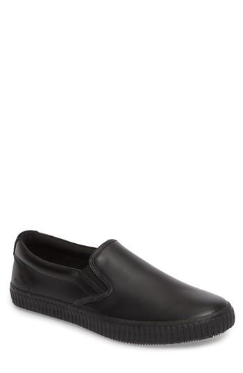 Men's Andrew Marc Riverside Slip-on Sneaker .5 D - Black