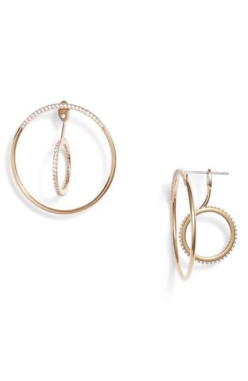 Women's Nadri Intersecting Hoop Ear Jackets