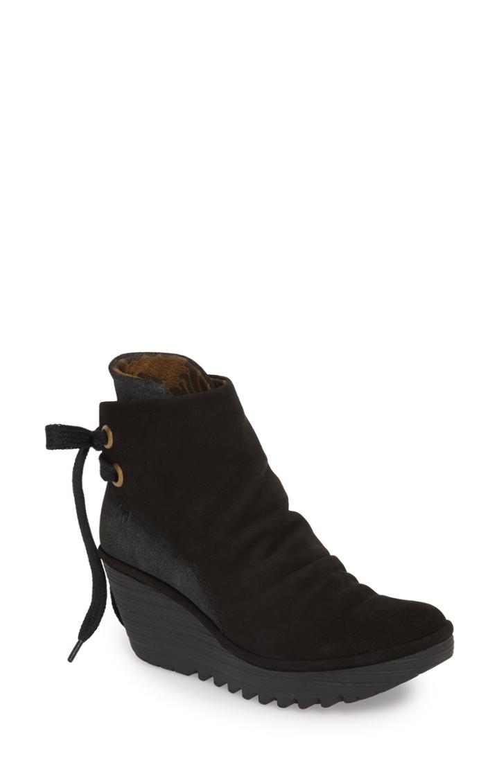Women's Fly London 'yama' Bootie Us / 35eu - Black