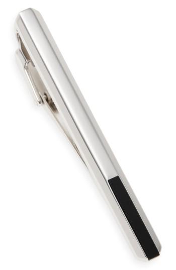 Men's Lanvin Onyx Inset Tie Bar
