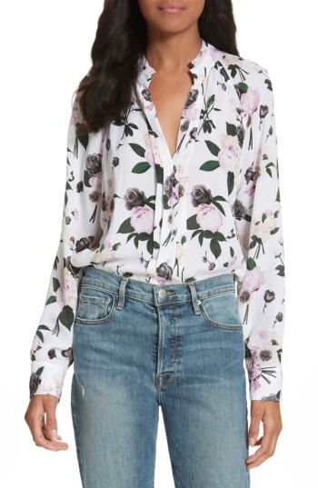 Women's Equipment Liana Floral Print Silk Blouse