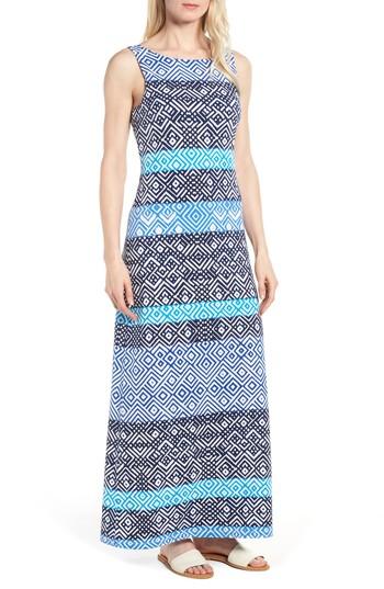 Women's Tommy Bahama Mayan Maze Maxi Dress - Blue