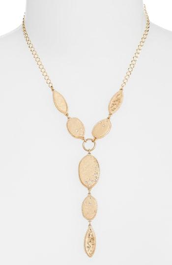 Women's Treasure & Bond Pave Disc Y-necklace