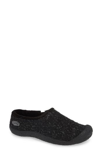 Women's Keen Howser Round Toe Wool Slip-on .5 M - Black