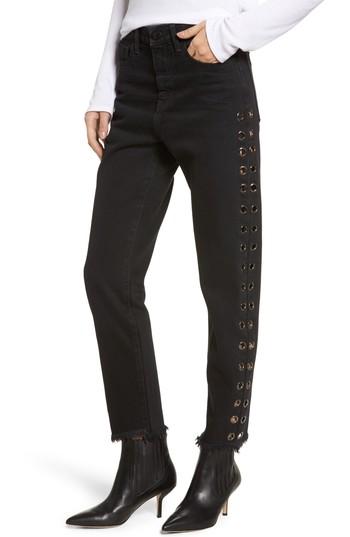 Women's One Teaspoon Legend High Waist Mom Jeans - Black