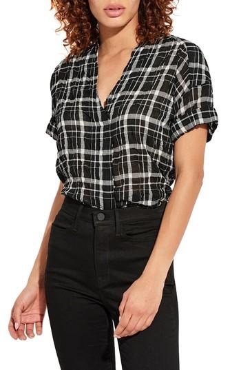 Women's Ayr The Hero Plaid Shirt - Black