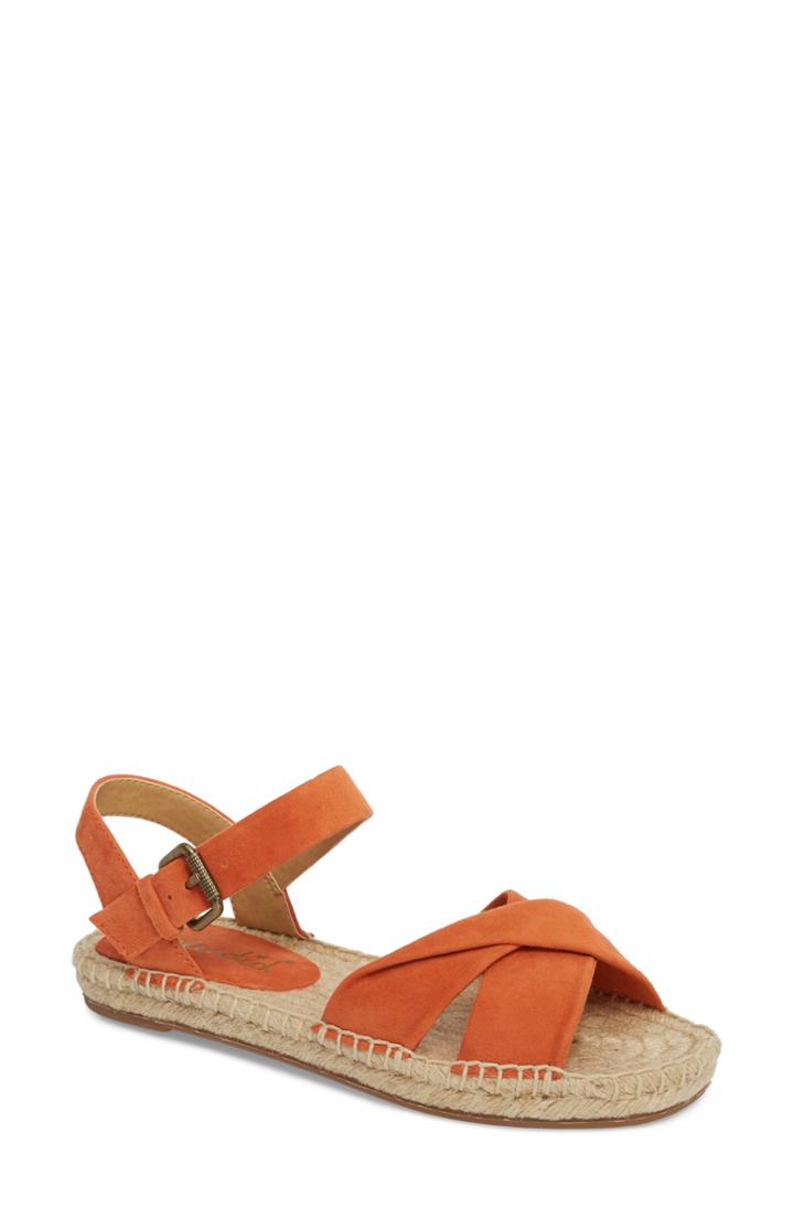 Women's Splendid Fae Espadrille Sandal M - Coral