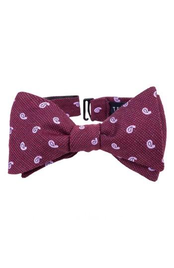 Men's Ted Baker London Paisley Silk & Wool Bow Tie