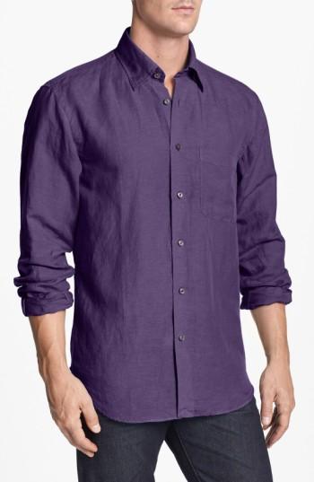 Men's Robert Talbott Linen Blend Sport Shirt