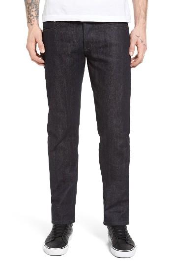 Men's Naked & Famous Weird Guy Slim Fit Selvedge Jeans - Green