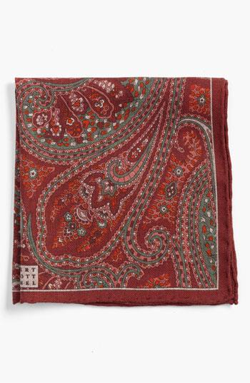 Robert Talbott Paisley Pocket Square