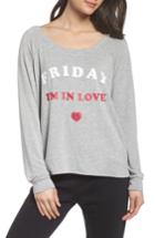 Women's The Laundry Room Friday I'm In Love Sweatshirt - Grey