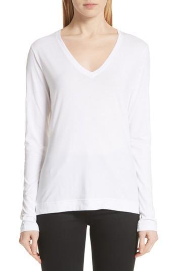 Women's Adam Lippes Pima Cotton Tee - White