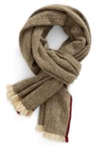 Men's Hickey Freeman Herringbone Cashmere Scarf