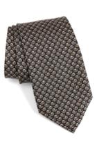 Men's Salvatore Ferragamo Abstract Snail Print Silk Tie
