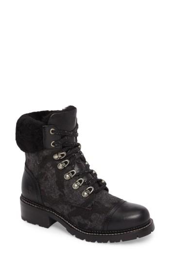 Women's Frye Samantha Water Resistant Hiking Boot .5 M - Black