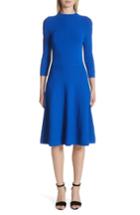 Women's Emporio Armani High Neck Fit & Flare Dress Us / 38 It - Blue