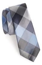 Men's Calibrate Woven Silk Tie, Size - Blue