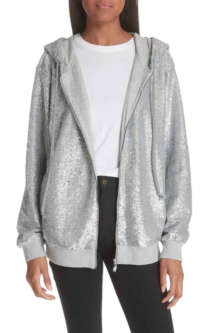 Women's Robert Rodriguez Sequin Hoodie