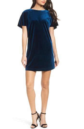 Women's Felicity & Coco Velvet Ruffle Minidress - Blue