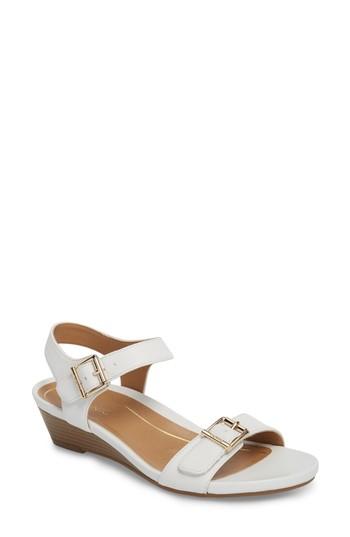 Women's Vionic Frances Wedge Sandal M - White