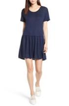 Women's Bobeau Knit Tee Dress - Blue