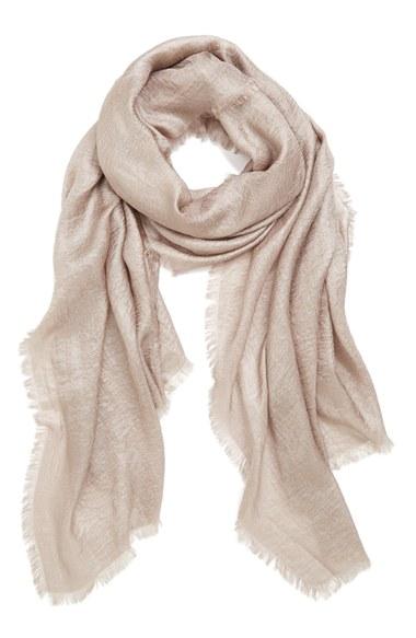 Women's Echo 'radiance' Eyelash Fringe Wrap, Size - Metallic