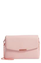 Ted Baker London Faux Leather Crossbody Bag - Pink