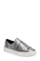 Women's Treasure & Bond Rollover Alternating Strap Sneaker .5 M - Metallic