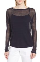 Women's Nordstrom Signature Rib Knit Pullover - Blue