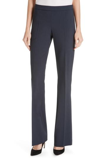 Women's Boss Tulea Side Zip Tropical Stretch Wool Trousers