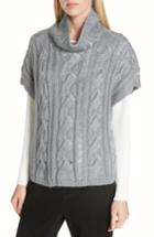 Women's Eileen Fisher Cable Knit Sweater, Size /x-small - Grey